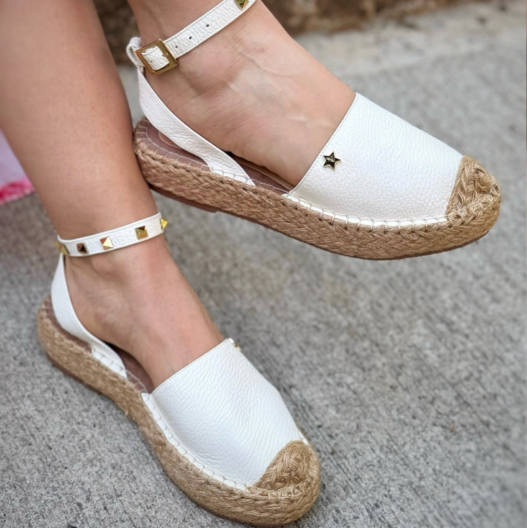 Alpargata HANNA blanco hueso