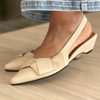 Baleta playera Gaby Moño Beige