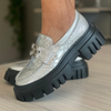 Mocasin ROMA Plata