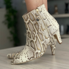 Botin STILETTO piton beige