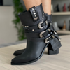 Bota caña media MARIA JUANA Negra