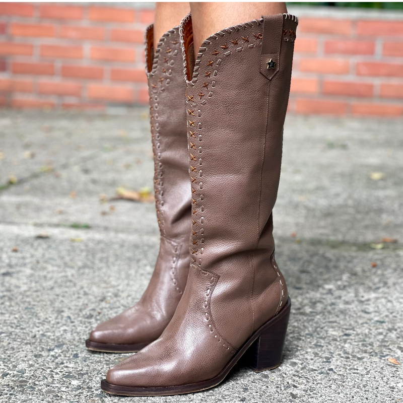 Bota caña larga PENELOPE chocolate