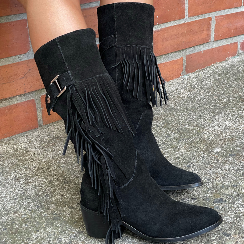 Bota caña larga ALISSA negra