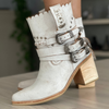 Bota caña media MARIA JUANA  Beige