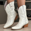 Bota caña media WESLEY Blanco Hueso