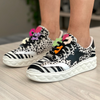 Tenis PALERMO print blanco negro