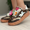 Tenis PALERMO print Miel