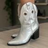 Bota caña media DAKOTA Plateada