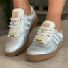 Tenis MILAN Plateado