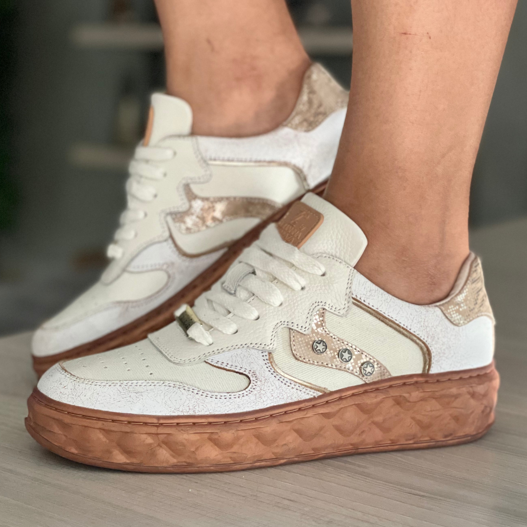 Tenis VENECIA Dorado