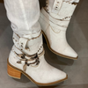 Bota caña media MARIA JUANA  Beige