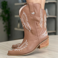 Bota caña media WESLEY Miel