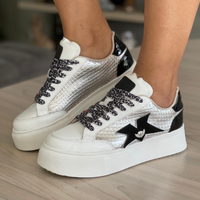 Tenis MALIBU plateado