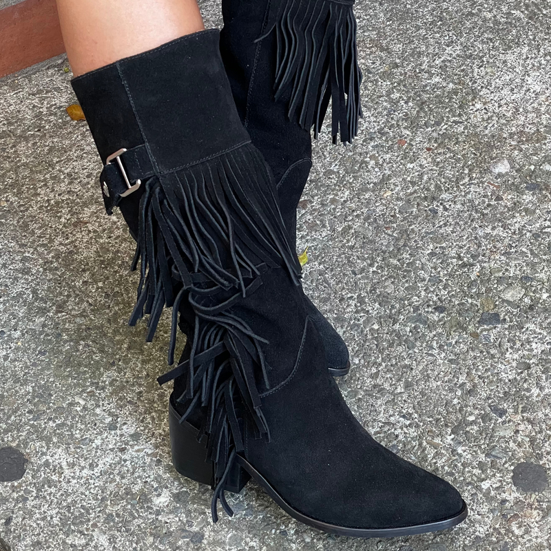 Bota caña larga ALISSA negra