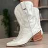 Bota caña media WESLEY Blanco Hueso