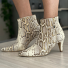 Botin STILETTO piton beige
