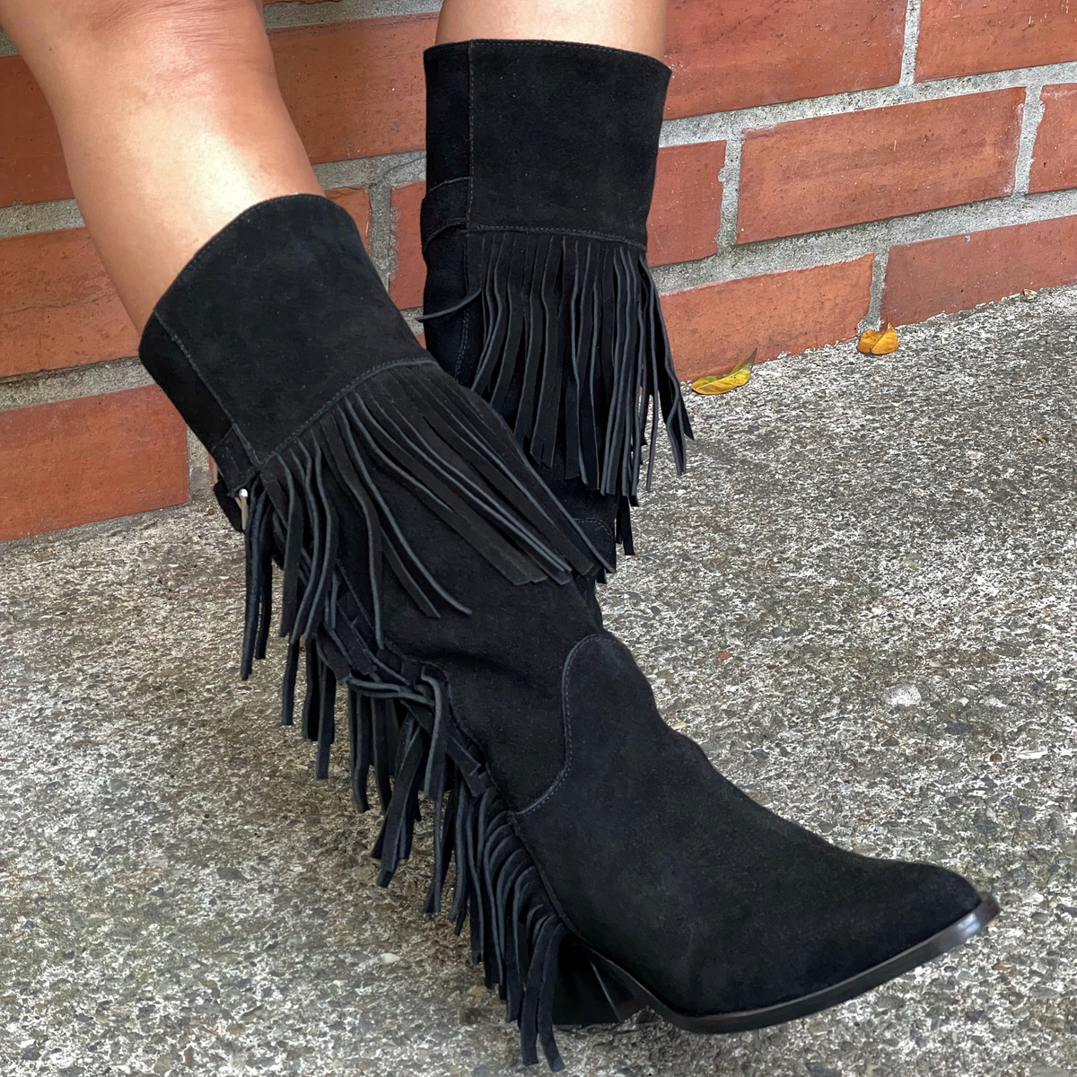 Bota caña larga ALISSA negra