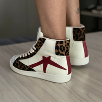 Tenis botin VICKINGO Blanco hueso