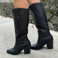 Bota caña larga PENELOPE negro