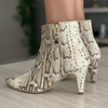 Botin STILETTO piton beige