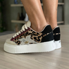 Tenis MALIBU leopardo print
