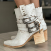 Bota caña media MARIA JUANA  Beige