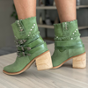 Bota caña media MARIA JUANA Verde
