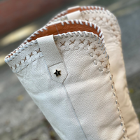 Bota caña larga PENELOPE blanco hueso