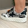 Tenis PALERMO print blanco negro