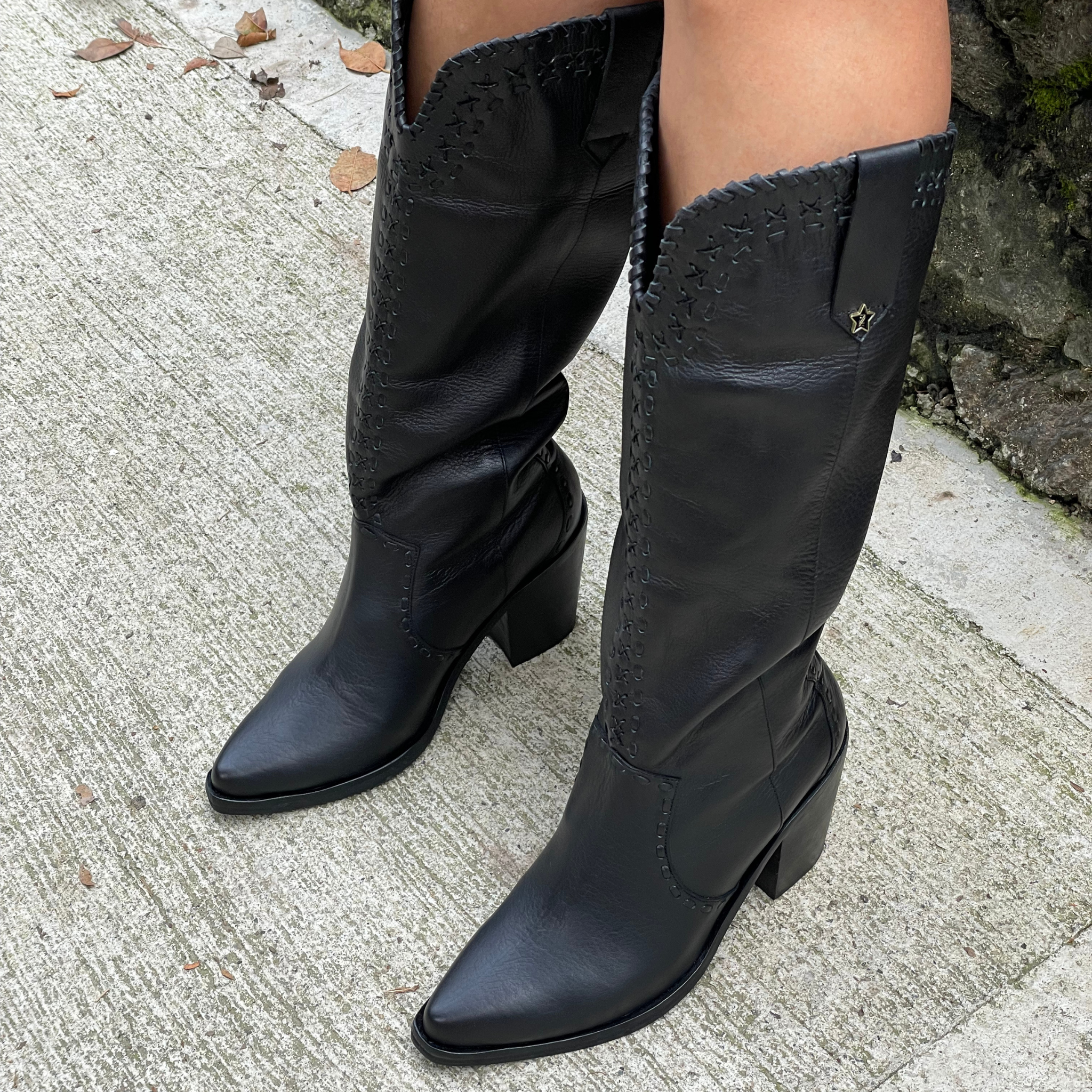 Bota caña larga PENELOPE negro