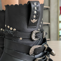 Bota caña media MARIA JUANA Negra