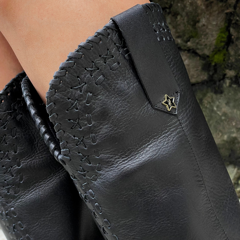 Bota caña larga PENELOPE negro