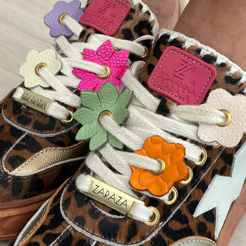Tenis PALERMO print Miel