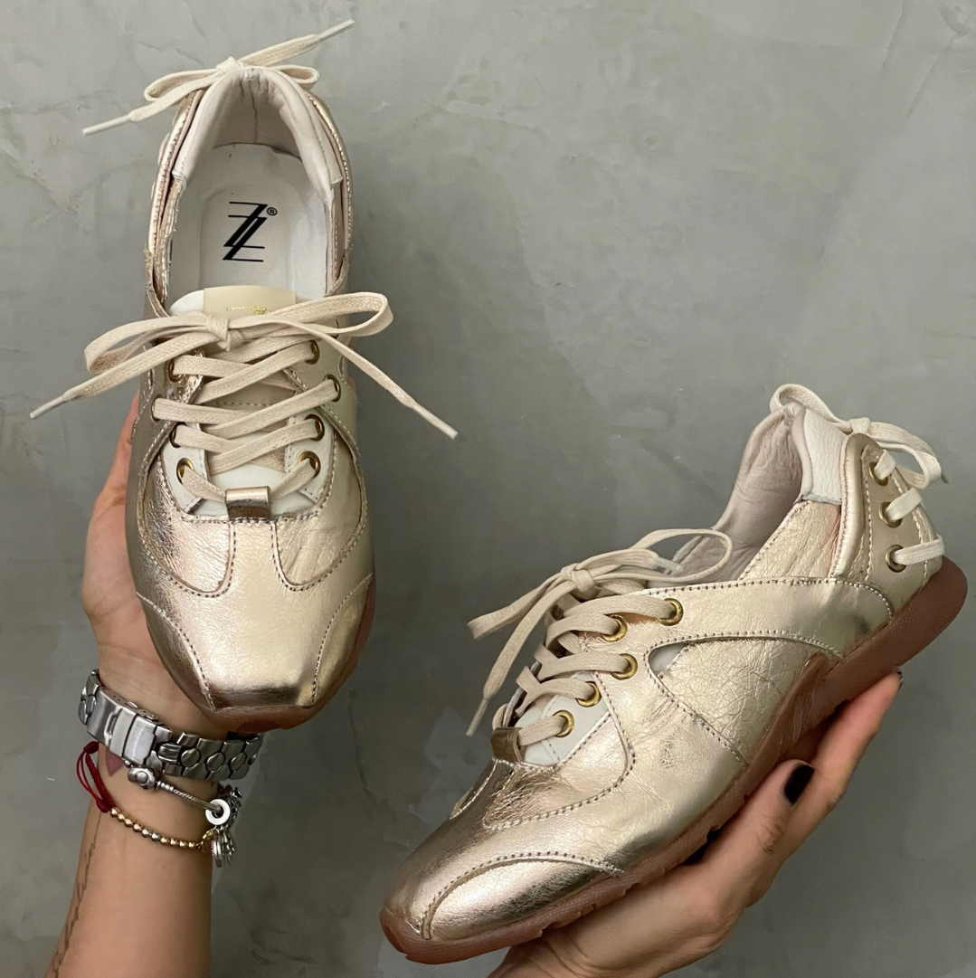Tenis AURORA Dorado