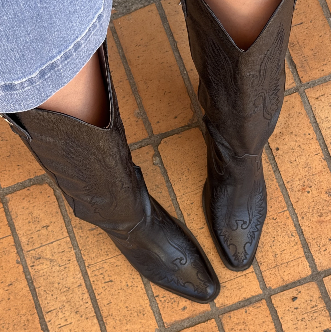 Bota caña larga WESLEY negra