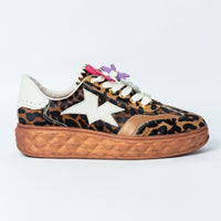 Tenis PALERMO print Miel